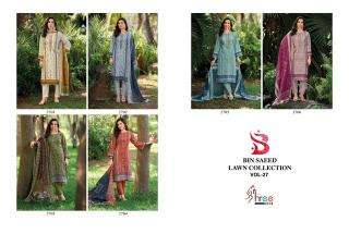 Shree fabs bin saeed lawn collection vol-27 indian dresses wholesale suppliers