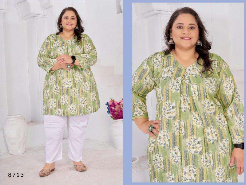 Shree salasar big size subh vol-3 cheapest wholesale kurti market in india