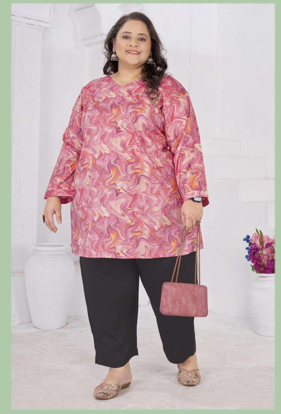 Shree salasar big size subh vol-3 cheapest wholesale kurti market in india