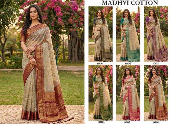 SHREE SHYAM FASHION MADHVI COTTON top rated wholesale saree market in surat