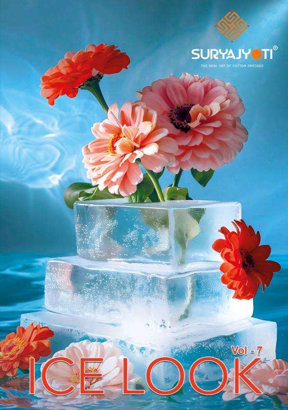 Suryajyoti ice look vol-7 wholesale dress materials in hyderabad