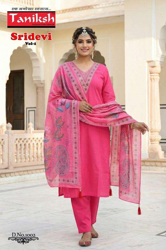 Taniksh sridevi vol 2 wholesale kurti set india