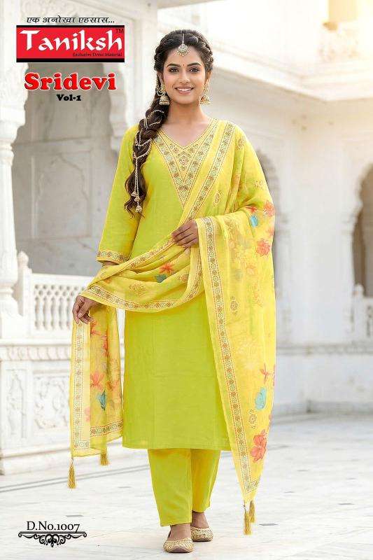 Taniksh sridevi vol 2 wholesale kurti set india