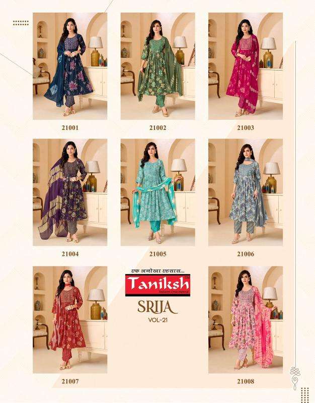 Taniksh srija vol 21 kurti wholesale cloth market in ahmedabad