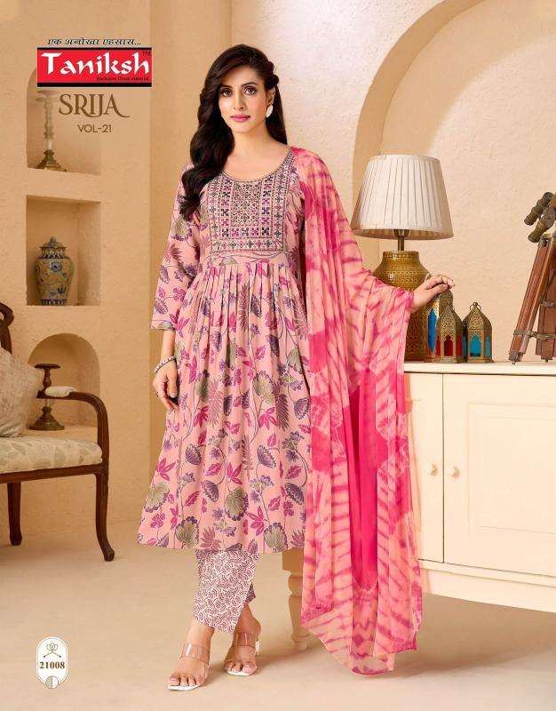 Taniksh srija vol 21 kurti wholesale cloth market in ahmedabad