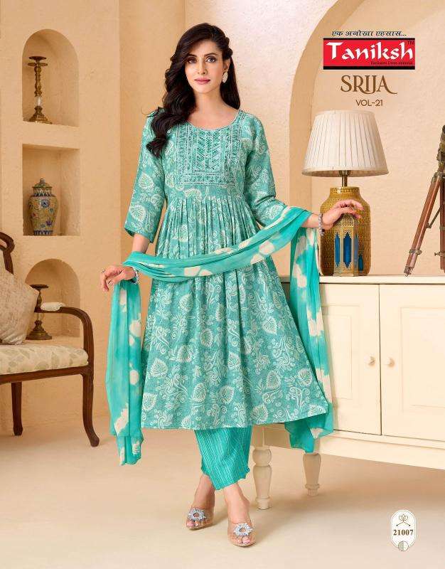 Taniksh srija vol 21 kurti wholesale cloth market in ahmedabad