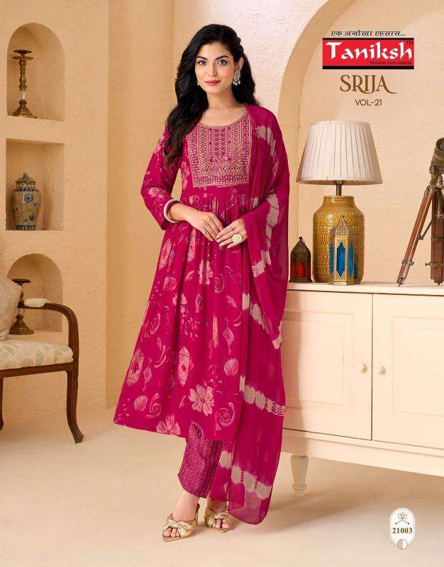Taniksh srija vol 21 kurti wholesale cloth market in ahmedabad
