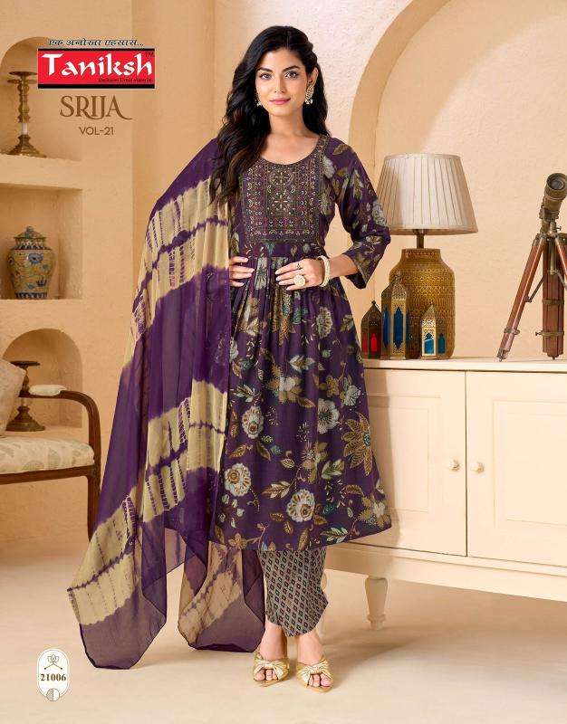 Taniksh srija vol 21 kurti wholesale cloth market in ahmedabad