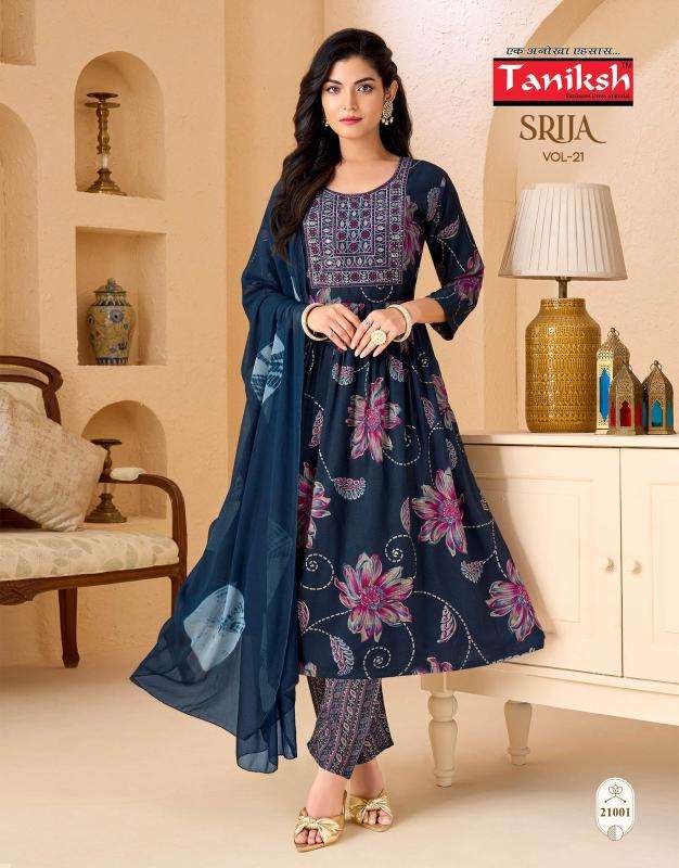 Taniksh srija vol 21 kurti wholesale cloth market in ahmedabad