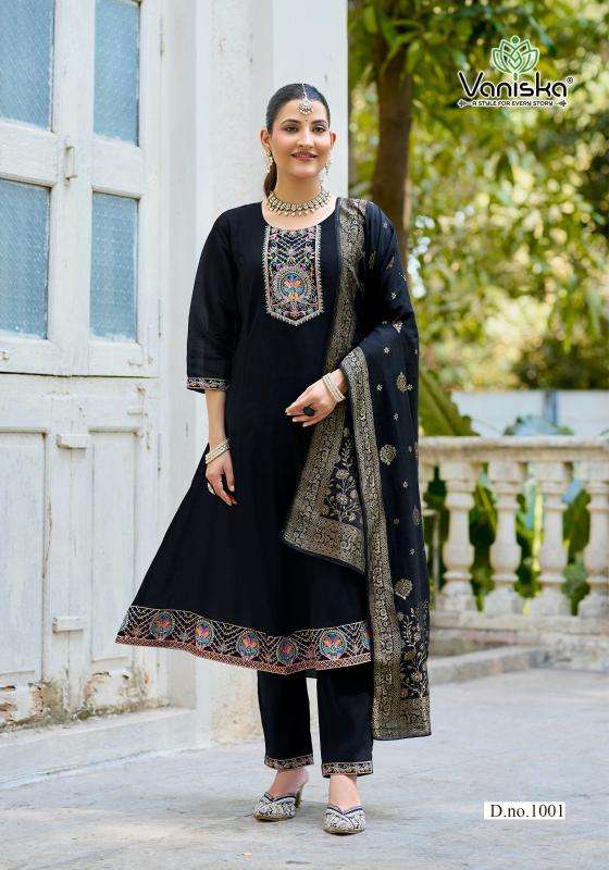 Vaniska anarkali vol 1 wholesale kurti set india
