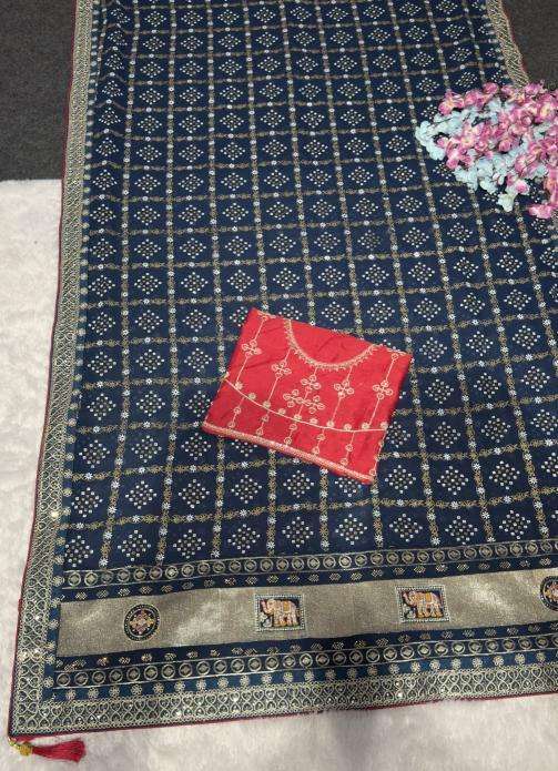 Vastrangan bandhani print top rated wholesale saree market in kolkata