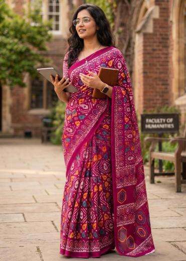 Vastrangan cotton batik wholesale saree market in ahmedabad