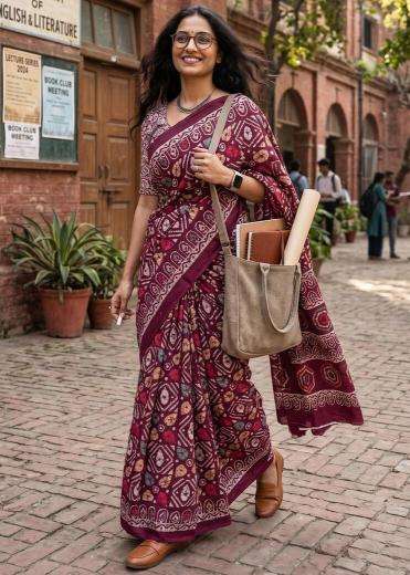 Vastrangan cotton batik wholesale saree market in ahmedabad