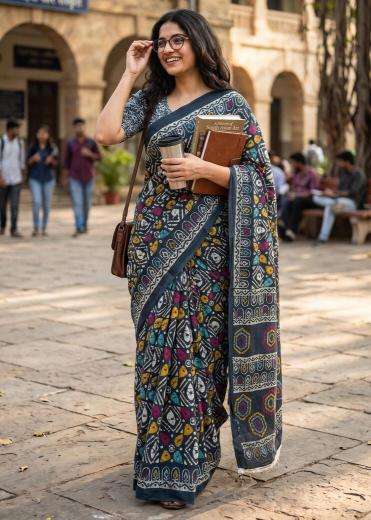 Vastrangan cotton batik wholesale saree market in ahmedabad