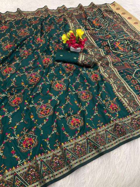 Vastrangan rajwadi pashmina wholesale sarees online india