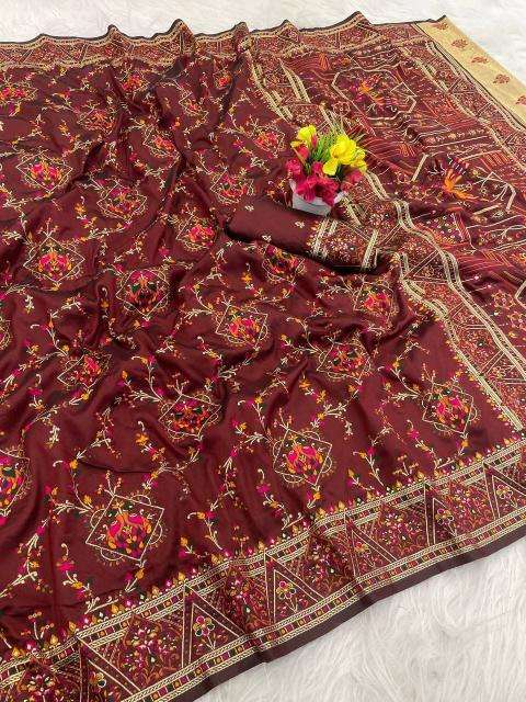 Vastrangan rajwadi pashmina wholesale sarees online india