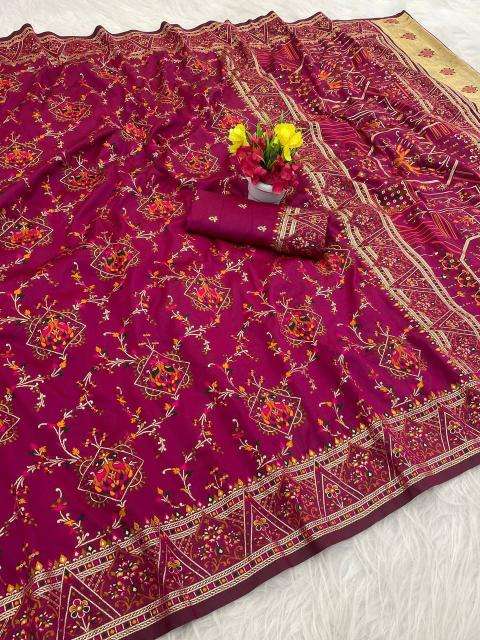 Vastrangan rajwadi pashmina wholesale sarees online india