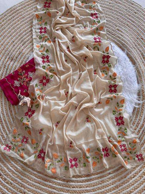 Vastrangan saffron wholesale saree market in ahmedabad with price