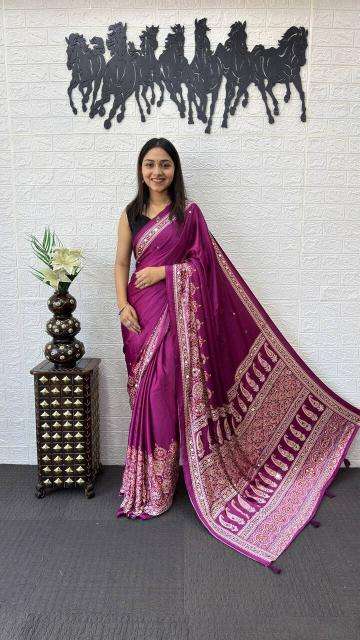 Vastrangan semi gajji silk wholesale indian saree online shopping
