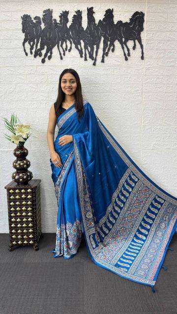 Vastrangan semi gajji silk wholesale indian saree online shopping