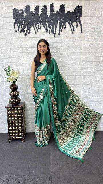 Vastrangan semi gajji silk wholesale indian saree online shopping