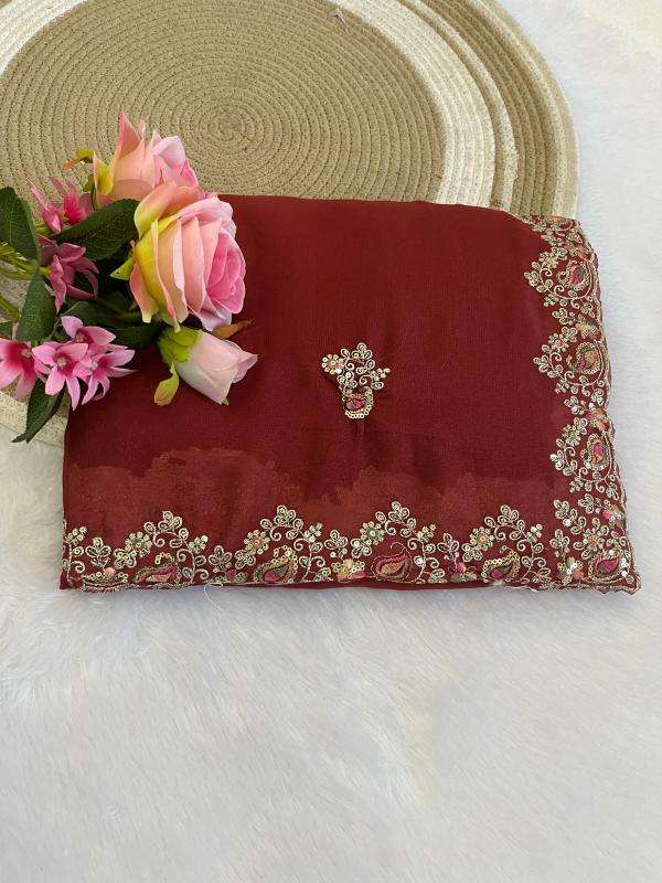 Vastrangan star georgette cheapest wholesale saree market in india