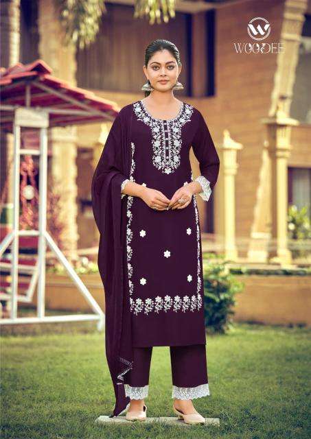Woodee white lotus vol-3 bangalore wholesale kurti market