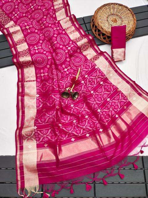 Akshara bandhani saree wholesale market in surat
