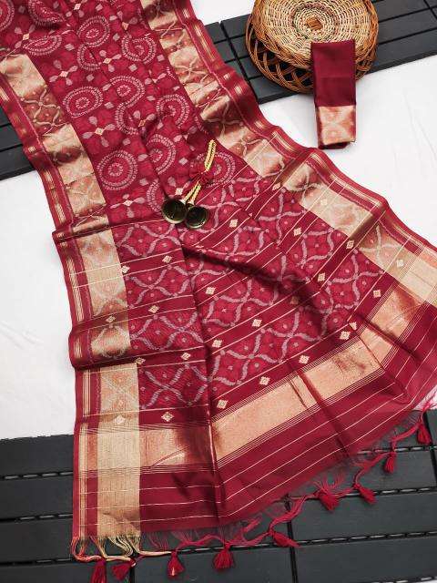 Akshara bandhani saree wholesale market in surat