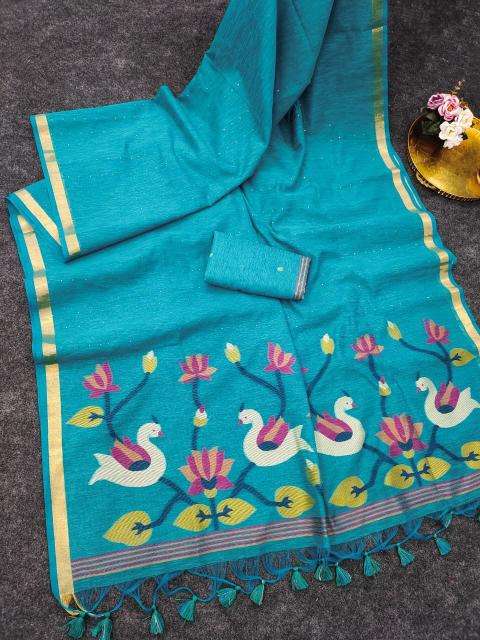 Akshara linen silk wholesale sarees online india