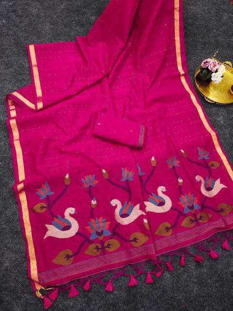 Akshara linen silk wholesale sarees online india