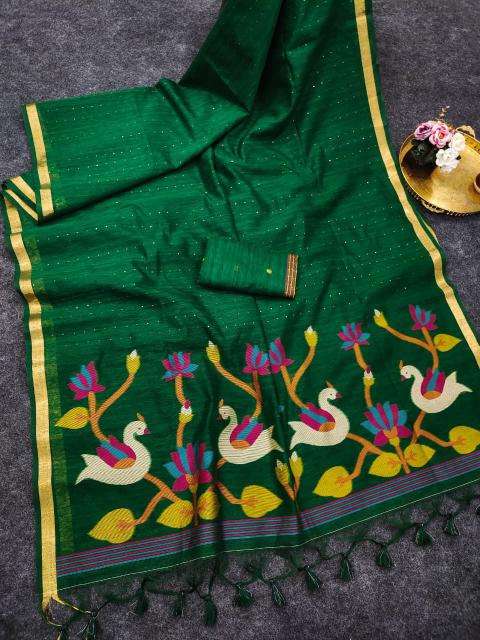 Akshara linen silk wholesale sarees online india