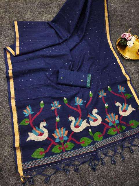Akshara linen silk wholesale sarees online india