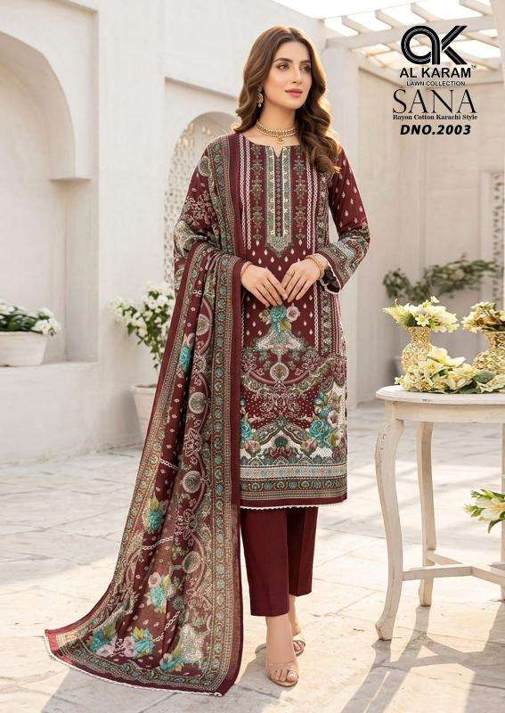 Alkaram sana vol- 2 lucknowi kurti wholesale market in surat