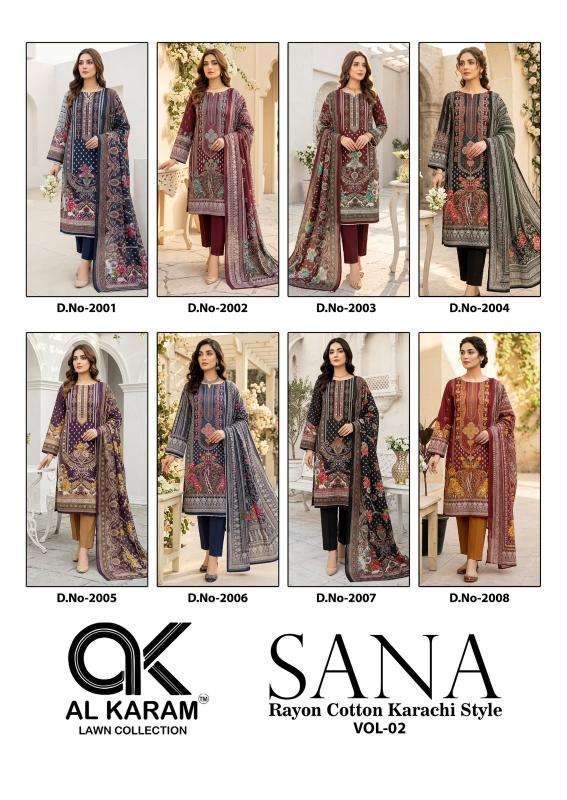 Alkaram sana vol- 2 lucknowi kurti wholesale market in surat
