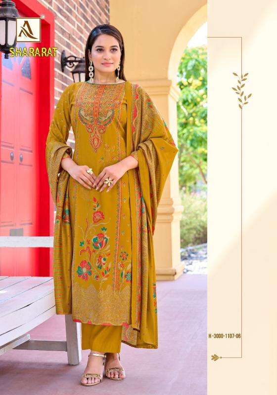 Alok suits shararat wholesale dress materials in hyderabad with price