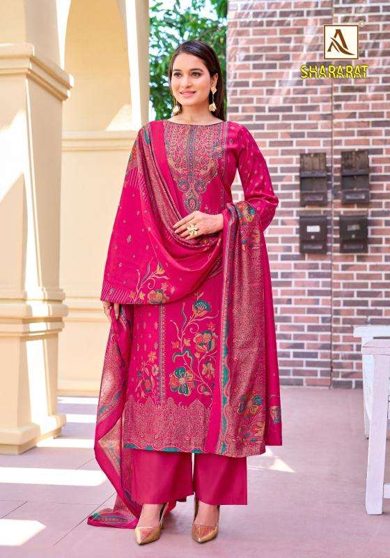 Alok suits shararat wholesale dress materials in hyderabad with price