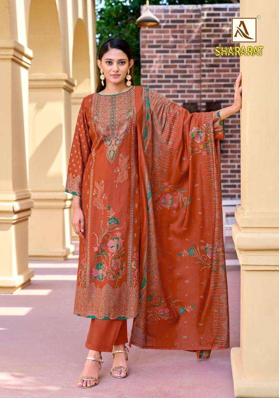Alok suits shararat wholesale dress materials in hyderabad with price