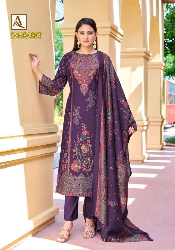 Alok suits shararat wholesale dress materials in hyderabad with price