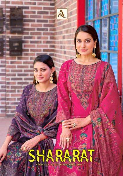 Alok suits shararat wholesale dress materials in hyderabad with price
