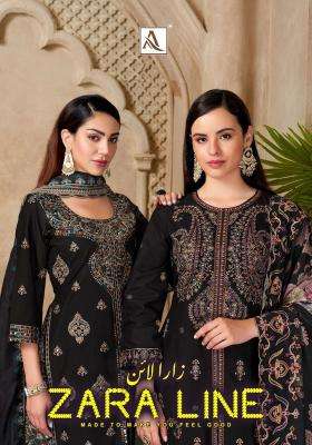 Alok suits zara line wholesale dress material hyderabad photos