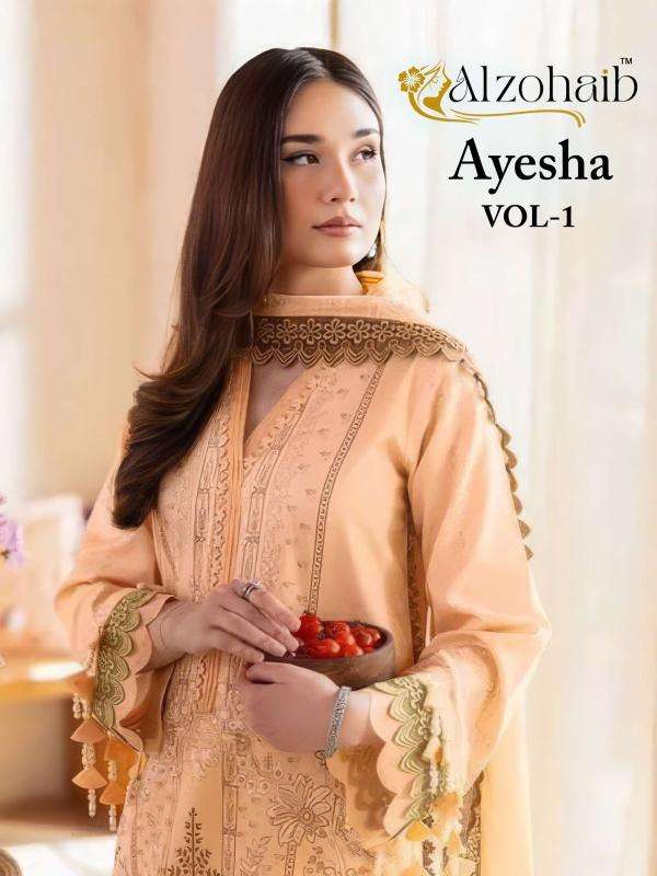 Alzohaib ayesha vol-1 salwar suit  delhi for wholesale