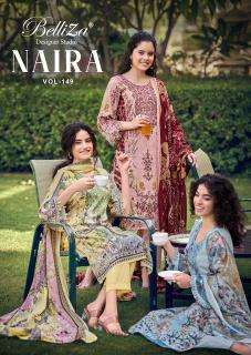 Belliza naira vol-149 wholesale dress material market in ahmedabad