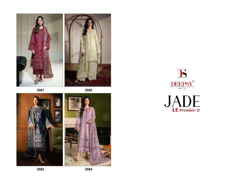 Deepsy suits jade le premier vol-2 salwar suit wholesale in kolkata