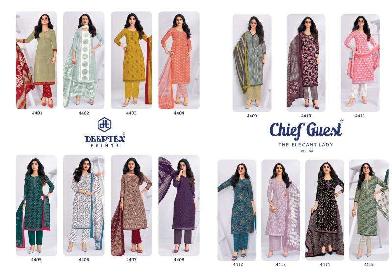 Deeptex chief guest vol-44 wholesale dress material market in gujarat