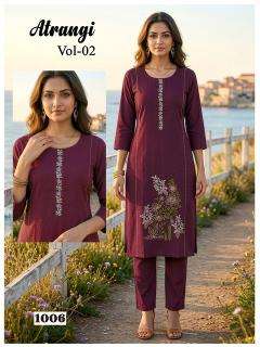 Desi kudi atrangi vol 2 surat kurti wholesale market 2023