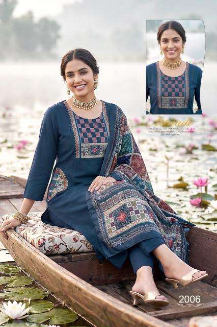 Desi kudi ridhi wholesale kurti materials market in surat