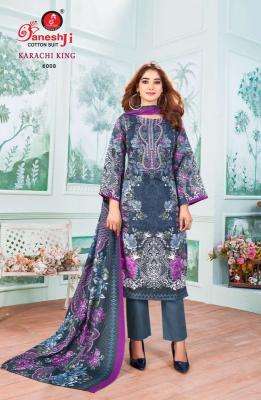 Ganeshji karachi king vol-6 wholesale dress material market in gujarat