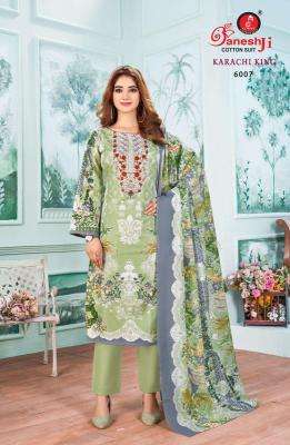 Ganeshji karachi king vol-6 wholesale dress material market in gujarat