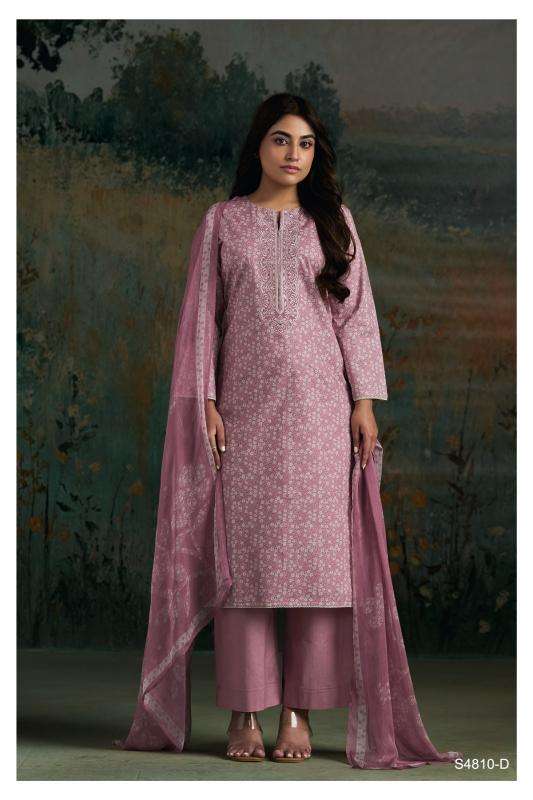 Ganga aadila 4810 wholesale market in mumbai dress material